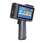 compact inkjet printer printing QR codes and barcodes.