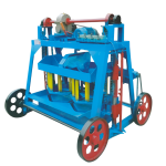 Portable Brick Maker DF4-45 – compact electric brick molding machine with customizable mold.
