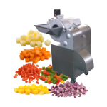 Vegetable Dicing Machine for restaurants and food processing – 220V high-capacity cube cutter.