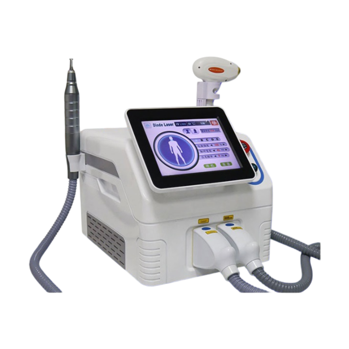 2 in 1 diode laser machine for hair removal and skin rejuvenation.