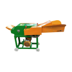 Electric chaff cutter machine with 5.5kW motor for cutting grass, straw, and corn stalks for livestock feed.