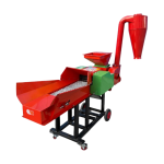 Chaff cutter machine for cutting grass and straw on farm.