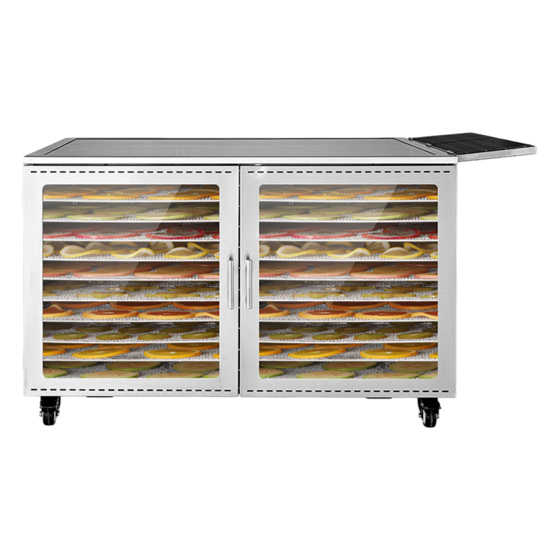 10 Tray Solar Food Dehydrator Hybrid Solar Electric Food Dryer Large Capacity Enclosed Drying System.