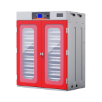 1000 Egg Incubator with automatic roller trays, LCD display, and dual door viewing windows for commercial poultry hatching.