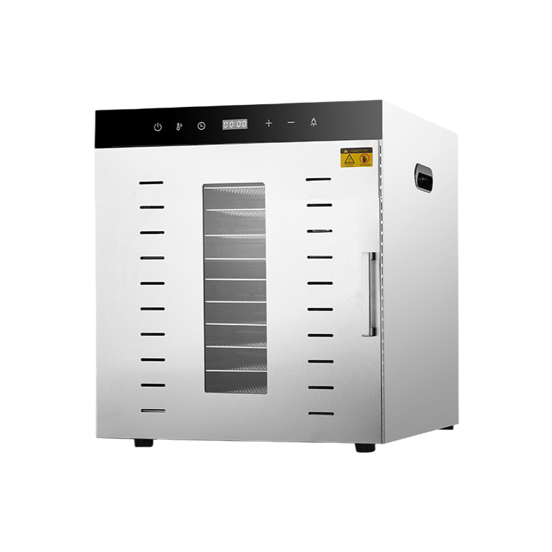 12 Tray Food Dehydrator Stainless Steel Commercial Food Dryer with LED Light and Digital Temperature Control.
