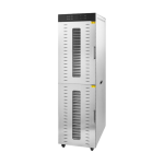 40 Tray Commercial Food Dehydrator Industrial Dual Compartment Stainless Steel Dryer with LED Light and High Capacity Airflow System.