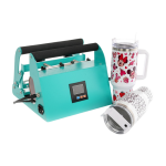 40oz Tumbler Heat Press with digital controller, stable heating performance, portable design, and dedicated heating element for large sublimation tumblers.