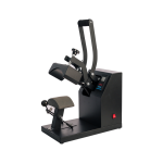 Digital Cap Heat Press with 9.5cm × 16cm heating platen, cap fix system, digital controller, and high-quality heating plate for custom cap printing.