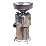 Commercial peanut butter making machine with 30kg per hour production capacity and precision grinding system.