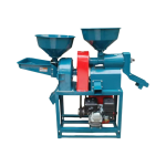 Petrol Combined Mill & Grinder with 5.5HP engine for rice milling and grain pulverizing in agricultural and commercial processing applications.