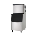 191kg Commercial Modular Ice Cube Maker with 140kg ice storage bin.