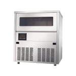 50kg Commercial Under-Counter Ice Cube Maker with 25kg storage bin.